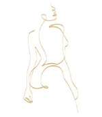 Outline of a woman's body.