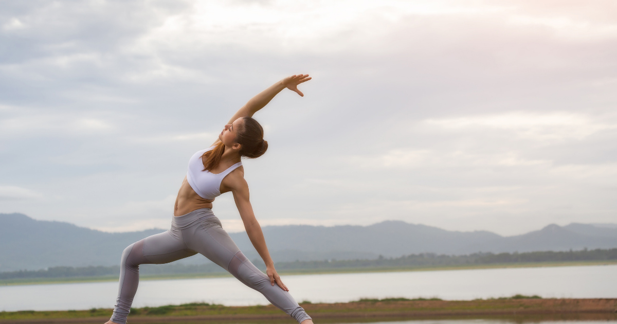 woman exercising